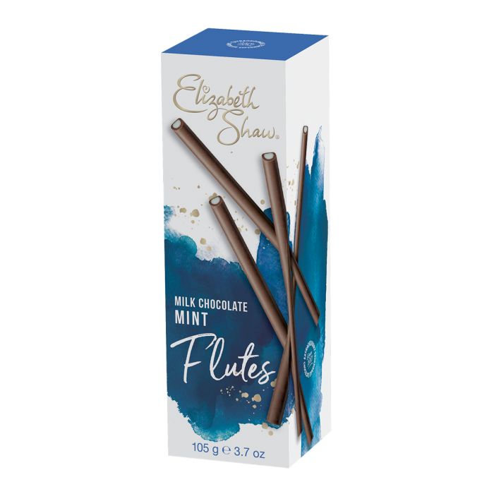 Elizabeth Shaw Milk Chocolate Mint Flutes