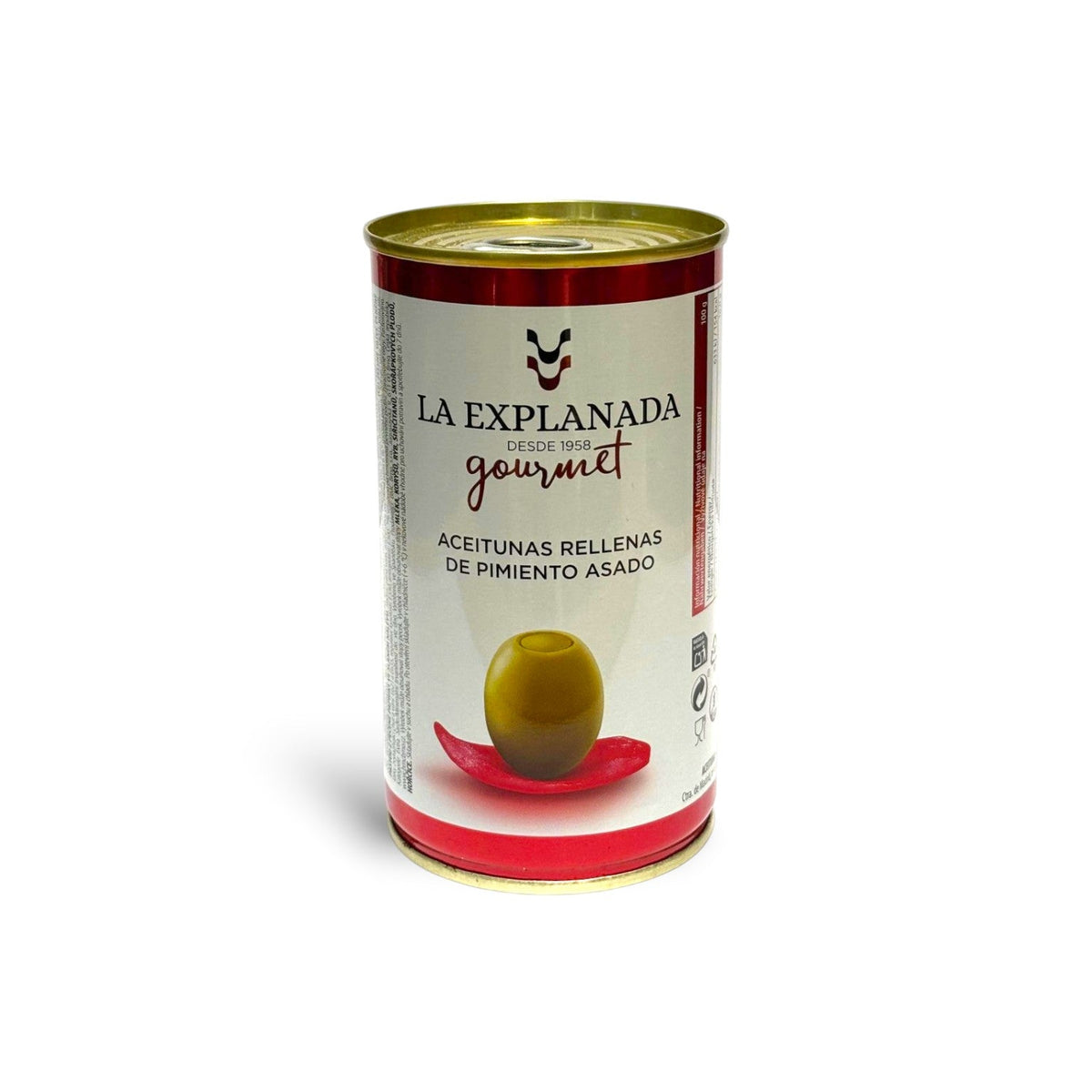 La Explanada Olives Stuffed with Red Peppers 350g