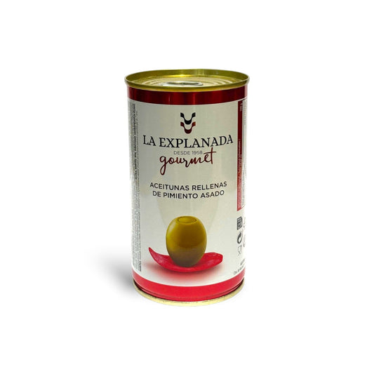 La Explanada Olives Stuffed with Red Peppers 350g