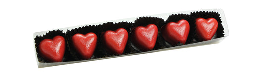 STICK OF MARZIPAN HEARTS 70g