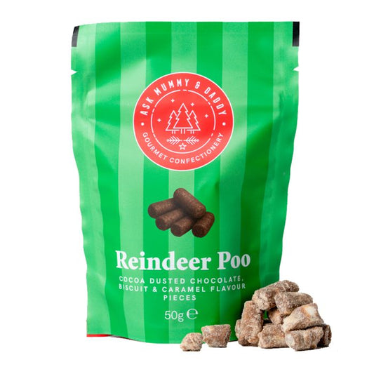 Ask Mummy & Daddy Reindeer Poop Pouch 50g