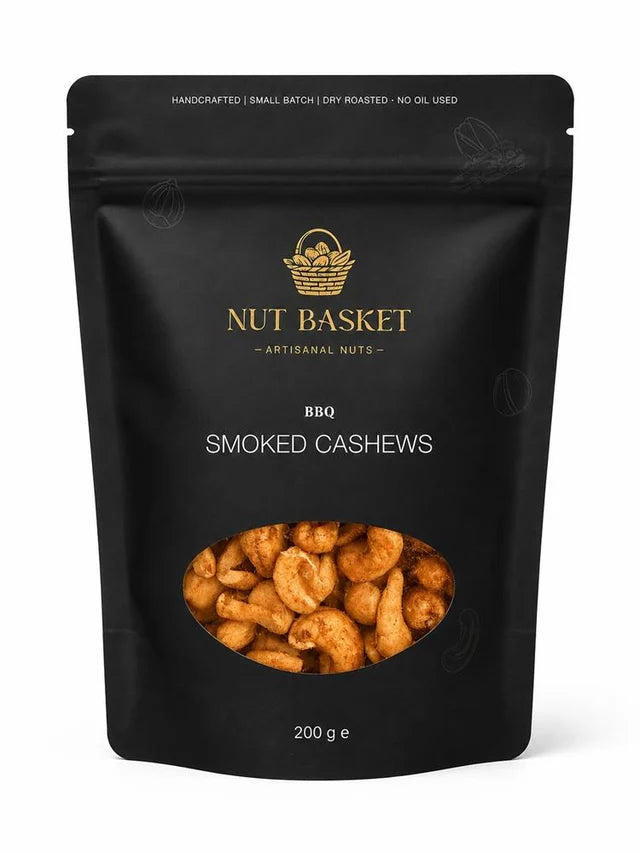 Nut Basket Smoked BBQ Cashews 200g