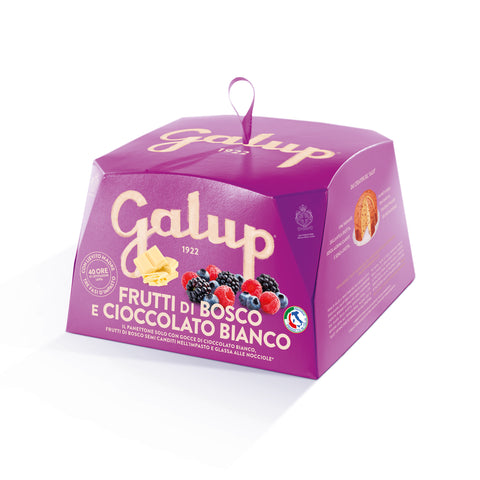 GALUP Wild Berries and White Chocolate Panettone