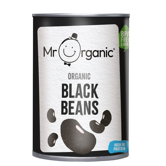 MR ORGANIC Organic Black Beans 400g