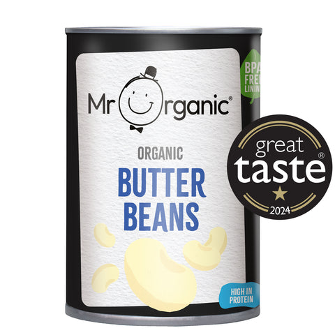 MR ORGANIC Organic Butter Beans 400g