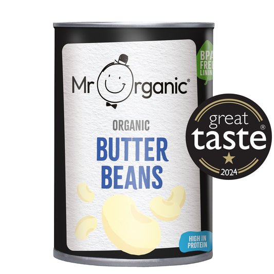 MR ORGANIC Organic Butter Beans 400g