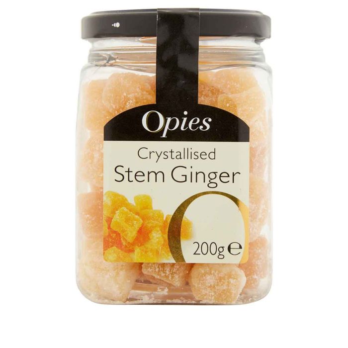 OPIES Crystallised Stem Ginger 200g