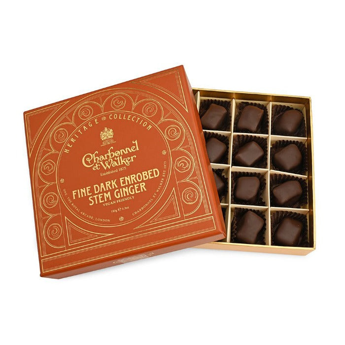 Charbonnel et Walker Fine Dark Enrobed Stem Ginger 175g