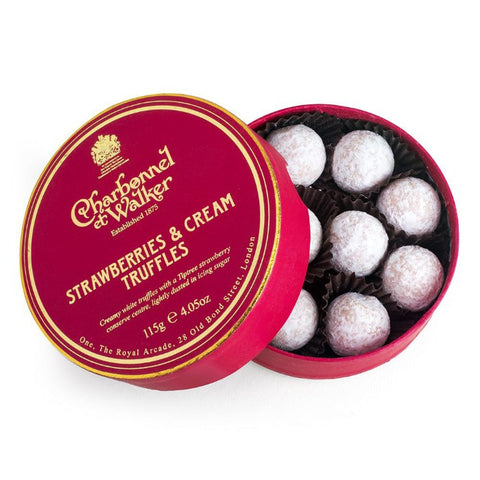 CHARBONNEL ET WALKER Strawberries and Cream Chocolate Truffles 115g