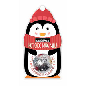 BON BON'S GOURMET Hot Chocolate Penguin Mug Melt