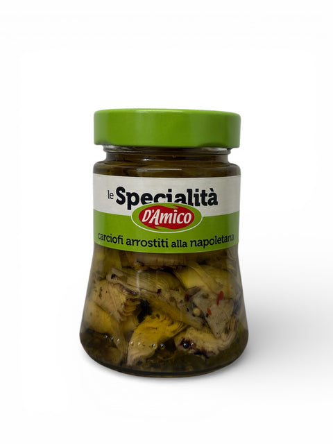D'AMICO Chargrilled Artichokes Naples Style in Oil 280g