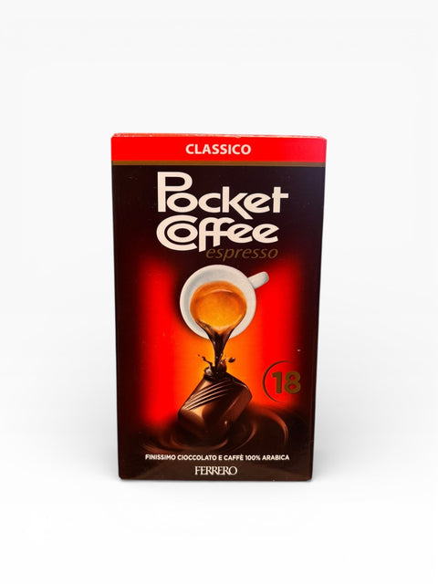 FERRERO Pocket Coffee Espresso Chocolates 18 pcs box