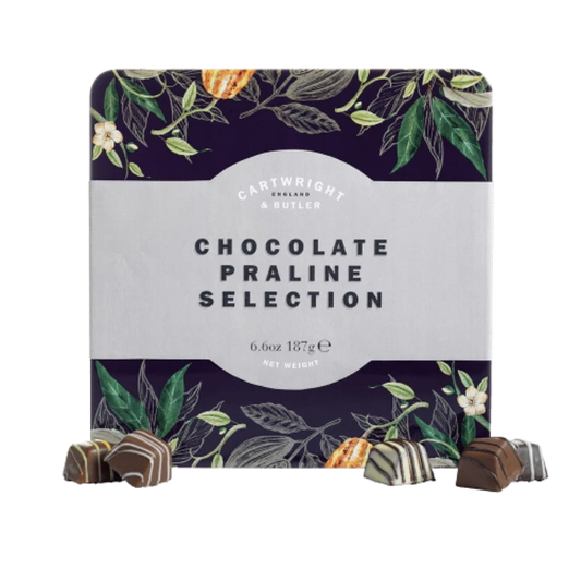 CARTWRIGHT & BUTLER Luxury Chocolate Praline Selection In Tin 160g