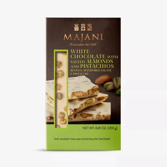 MAJANI White Chocolate with Almonds & Pistachio 250g