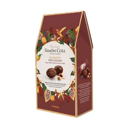 SIMON COLL 70% Cocoa Chocolate and Hazelnut Praline