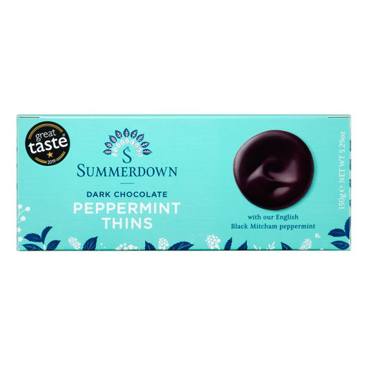 Summerdown Chocolate Mint Thins 150g