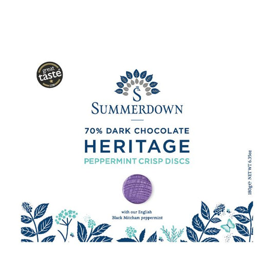 SUMMERDOWN Heritage Peppermint Crisp Discs 180g