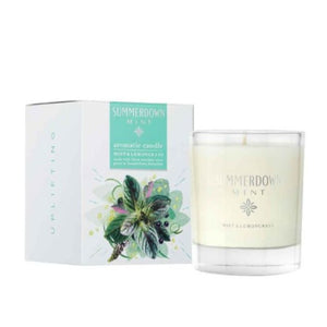 SUMMERDOWN MINT Mint & Lemongrass Hand Candle 220g