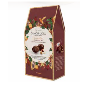 SIMON COLL 70% Cocoa Chocolate and Hazelnut Praline