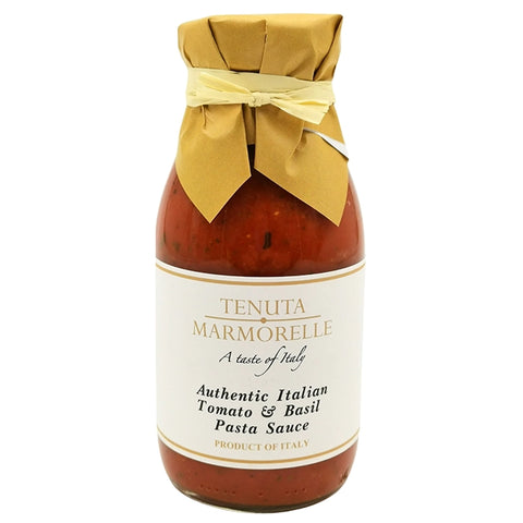 TENUTA MARMORELLE Pasta Sauces Authentic Italian Tomato and Basil 250ml