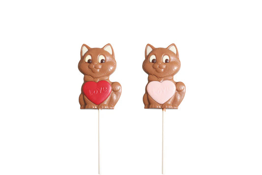 BELGIAN CHOCOLATE PURRFECT KITTIES LOLLIES 30g