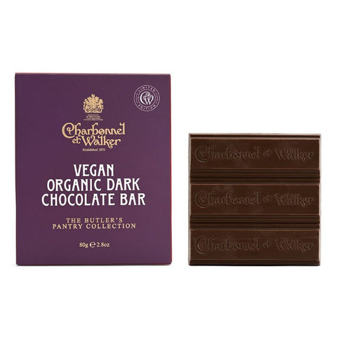 CHARBONNEL ET WALKER Vegan Organic Dark Chocolate Bar 80g