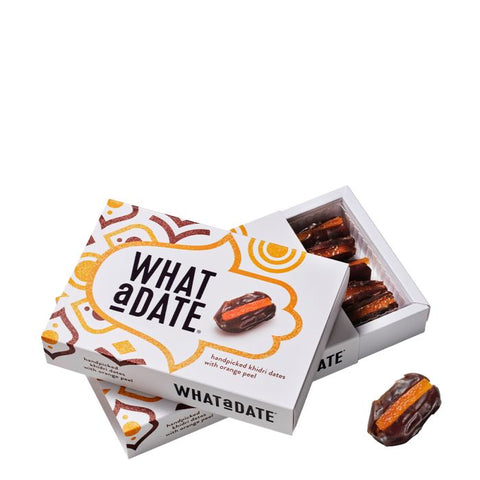 WHAT A DATE Dates with Orange Peel Large Pack 200g