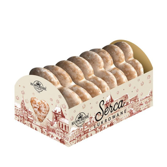 Kopernik Iced Gingerbread Hearts 160g