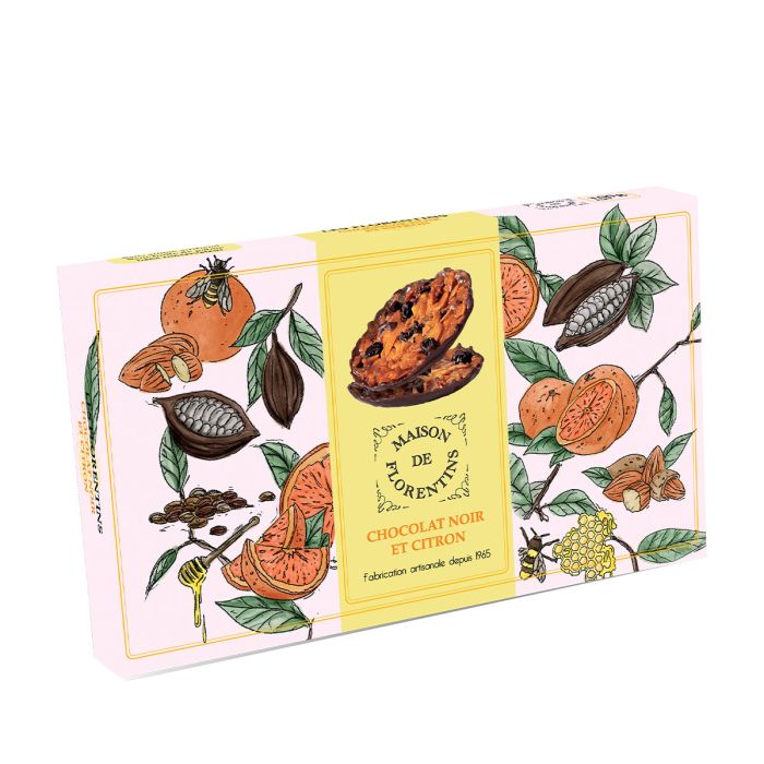 Maison de Florentins Dark Chocolate &amp; Lemon Florentins