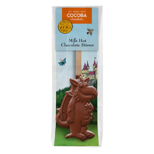 Zog Character Shaped Hot Chocolate Stirrer