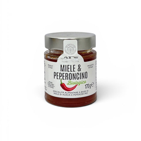 ADI APICOLTURA Organic Acacia Honey with Chilli Pepper 170g