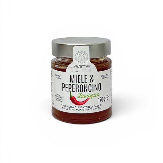 ADI APICOLTURA Organic Acacia Honey with Chilli Pepper 170g