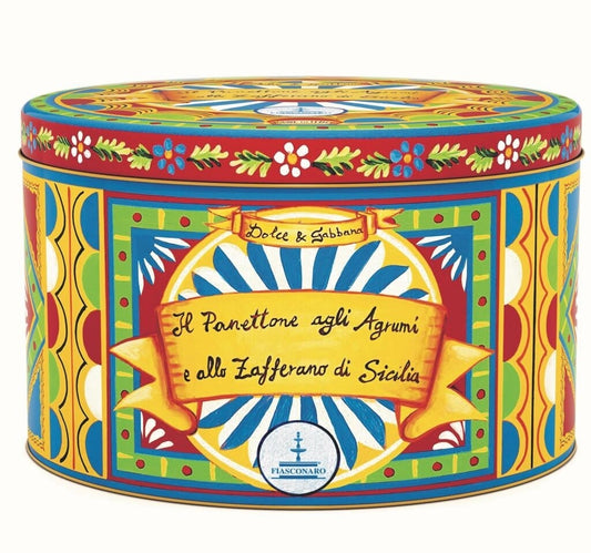 Fiasconaro x Dolce & Gabbana Panettone agli Agrumi e Zafferano