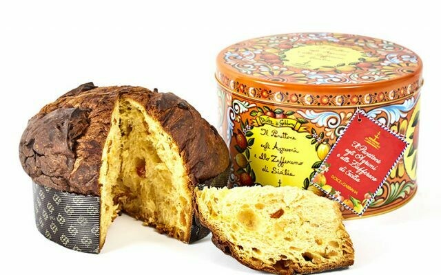 Fiasconaro x Dolce & Gabbana Panettone agli Agrumi e Zafferano