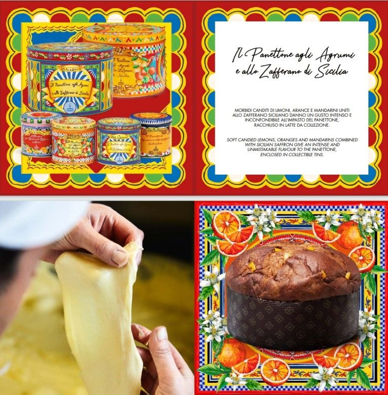 Fiasconaro x Dolce & Gabbana Panettone alle Mandorle di Sicilia