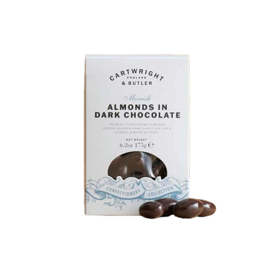 Cartwright and Butler Dark Chocolate Almonds 175g