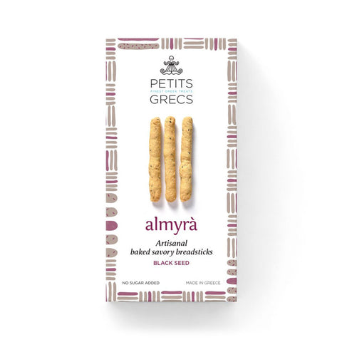 PETITS GRECS Almyra Savoury Savoury Breadsticks with Black Seed & Sesame
