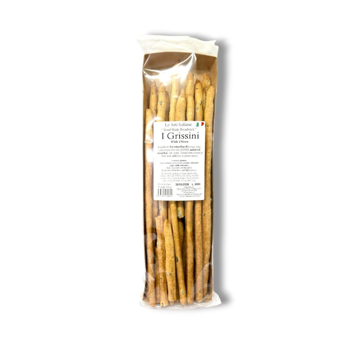 Le Arti Italiane Grissini Olives 250g