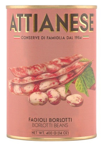 Attianese Fagioli Borlotti beans 400g tin
