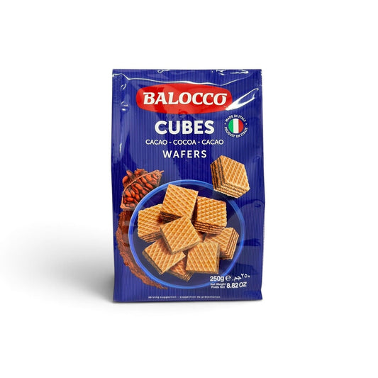 Balocco Cube Wafers Cacao 250g
