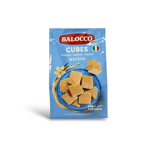Balocco Vanilla Cube Wafers 250g