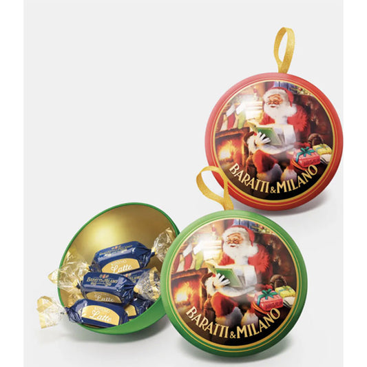 Baratti & Milano Christmas Baubles filled with Cremino