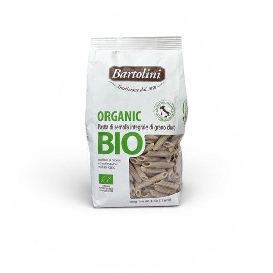 Bartolini Organic Wholewheat Penne 500g