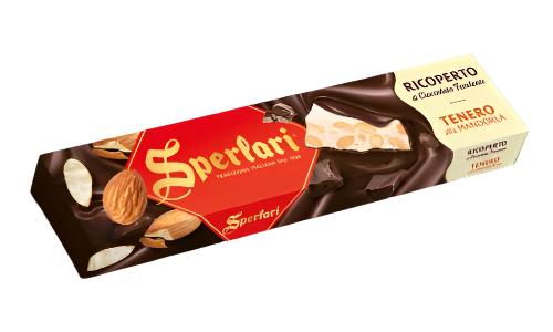 SPERLARI Torrone Soft Almond Covered in Dark Chocolate 200g