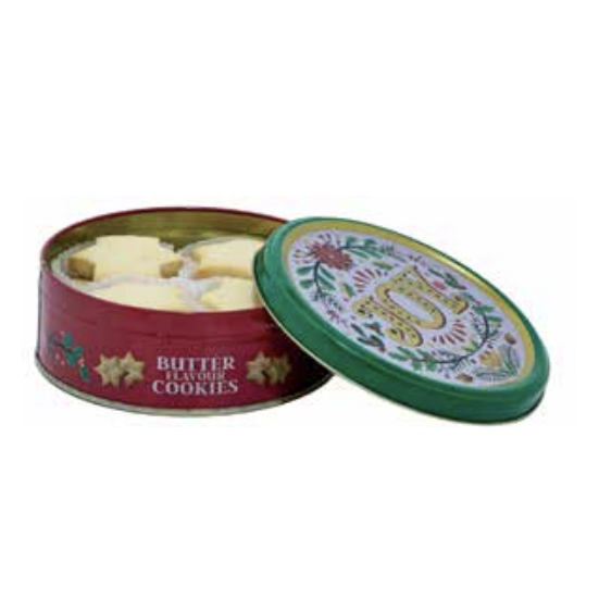 Becky's Christmas Joy Butter Cookie Tin 114g