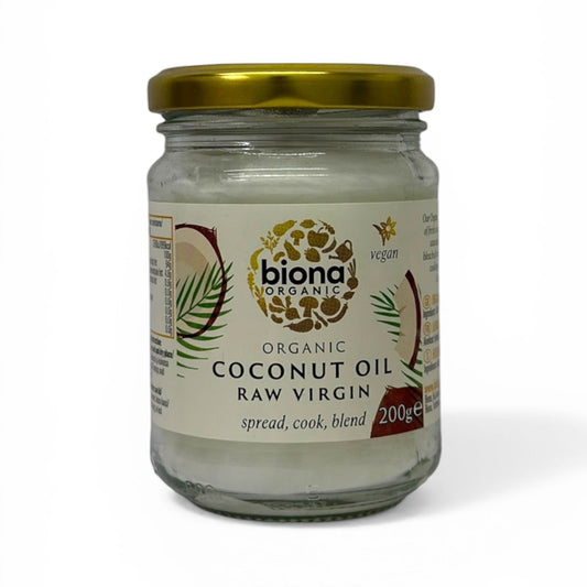 BIONA Organic Raw Virgin Coconut Oil 200g