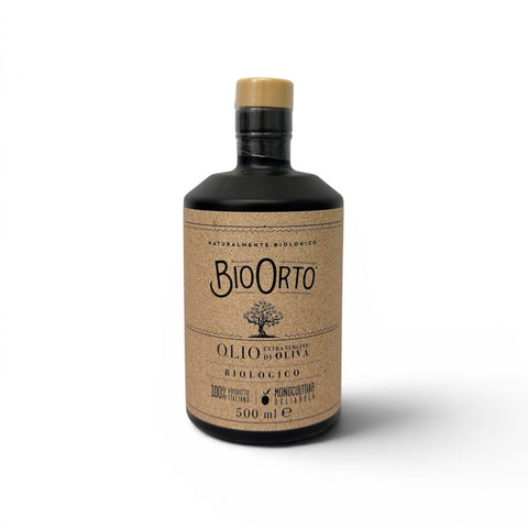 BIO ORTO Monocultivar Ogliarola Organic Extra Vrigin Olive Oil 500ml