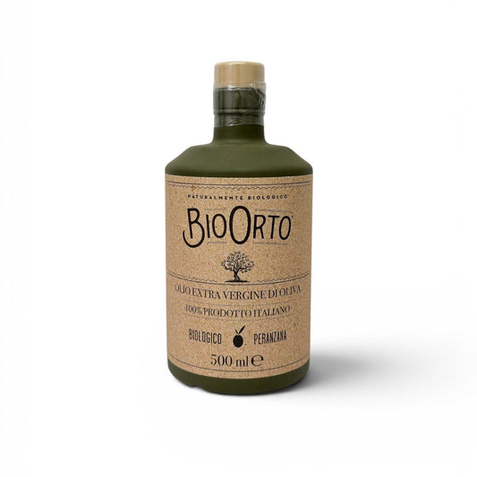 BIO ORTO Monocultivar Peranzana Organic Extra Virgin Olive Oil 500ml