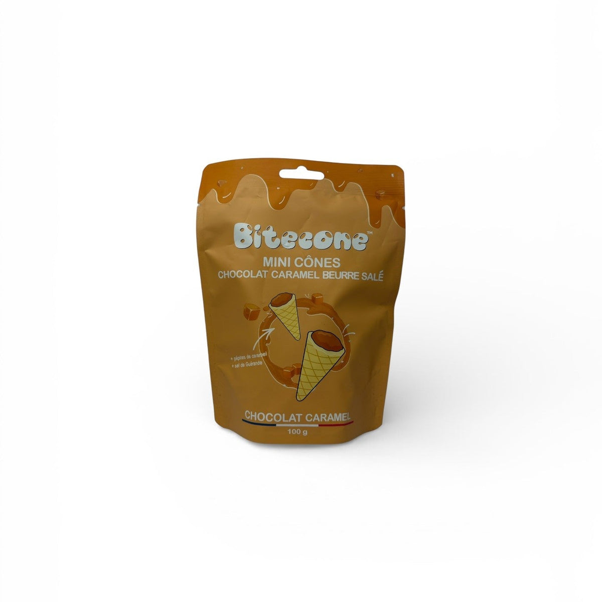 BITECONE Mini Cones Chocolate Caramel 100g
