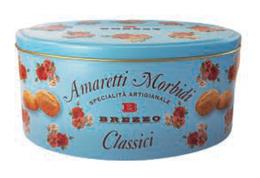 Brezzo Classic Soft Amaretti Tin 260g – blue Classici tin